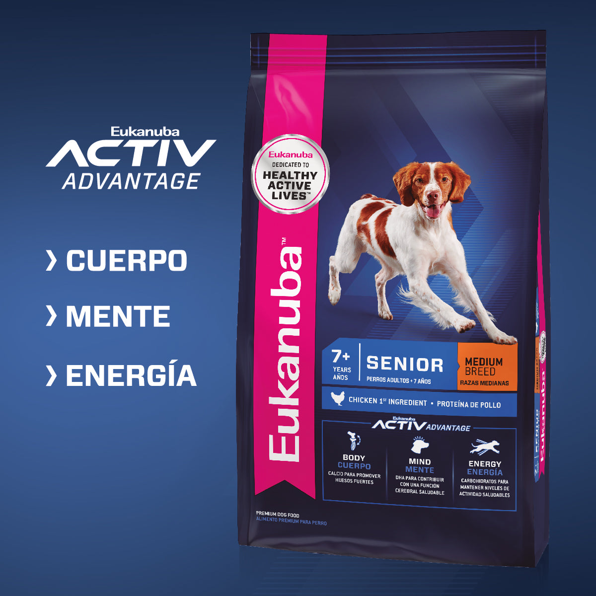 EUKANUBA MEDIUM SENIOR 15 KG – American Pets Panama