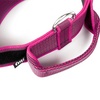 JULIUS-K9 COLOR & GRAY SERIES -K9 COLLAR WITH CLOSABLE HANDLE PINK-GREY WIDTH: 1,6" / 40 MM