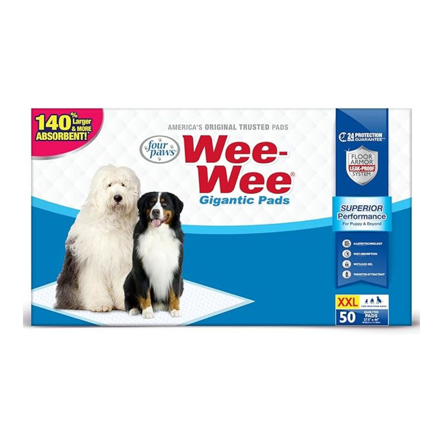 WEE WEE PADS 27.5 X 44 XXL 50 UNID