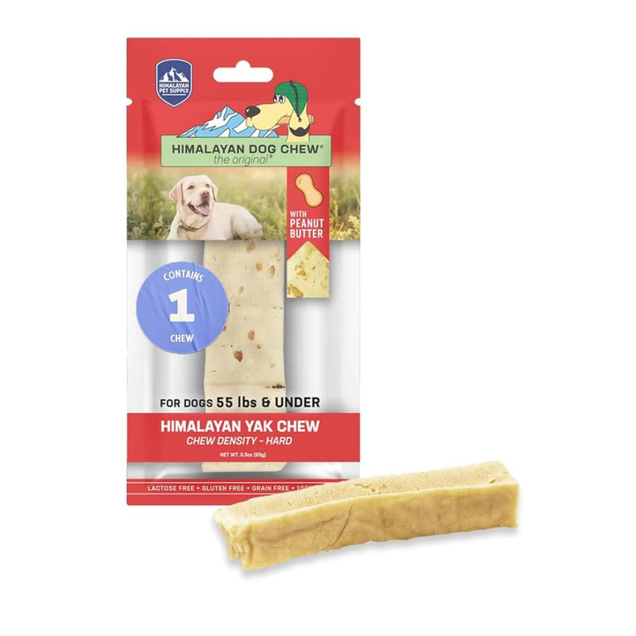 H PET SUPPLY ROLLO DE CARNAZA HIMALAYAN DOG CHEW PEANUT BUTTER LARGE 3.3 OZ