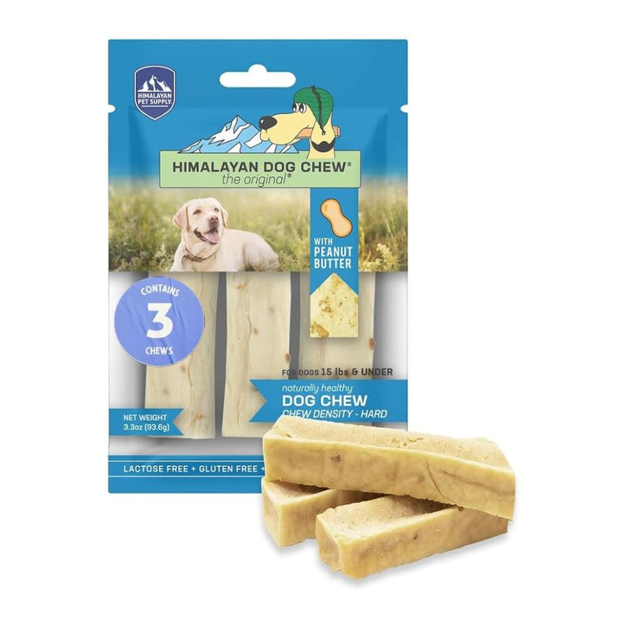 H PET SUPPLY ROLLO DE CARNAZA HIMALAYAN DOG CHEW PEANUT BUTTER SMALL 3.3 OZ