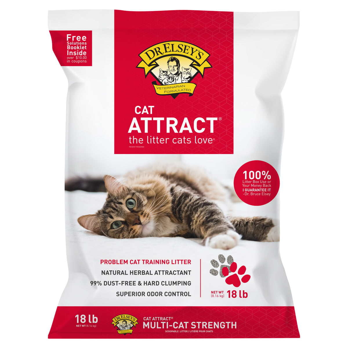 DR. ELSEY'S CAT ATTRACT CLUMPING CLAY CAT LITTER 18-LB – American