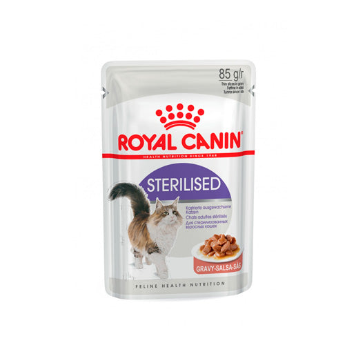 ROYAL CANIN CAT DIET STERILISED GRAVY SALSA CAT POUCH 85G