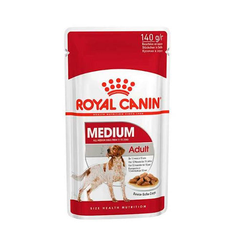 ROYAL CANIN SHN MEDIUM POUCHES ADULTO 140G