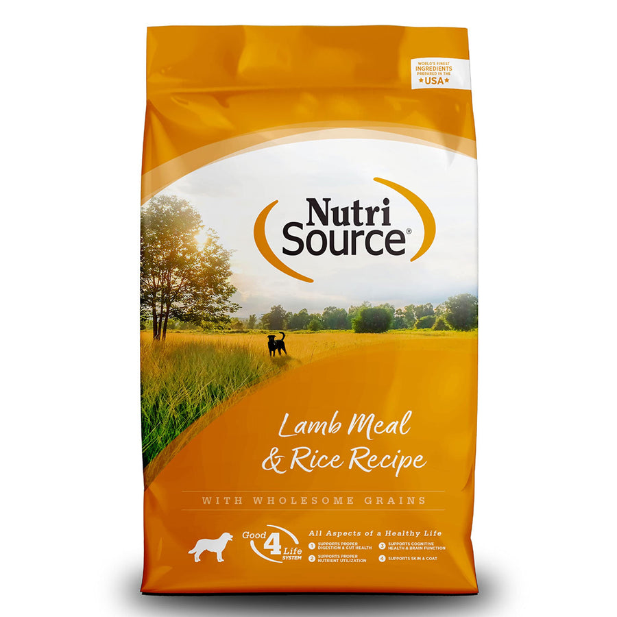 NUTRISOURCE ADULT LAMB MEAL & RICE FORMULA 30LB 090141