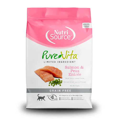 PURE VITA PURE VITA SALMON & PEAS ENTREE CAT FOOD 6.6 LB