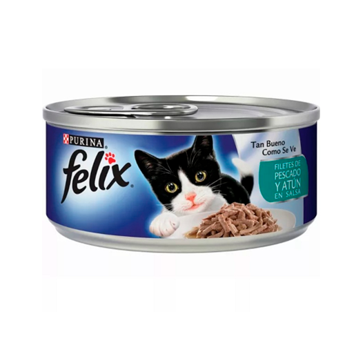 FELIX FILETES PESCADO & ATÚN EN SALSA 156GRS