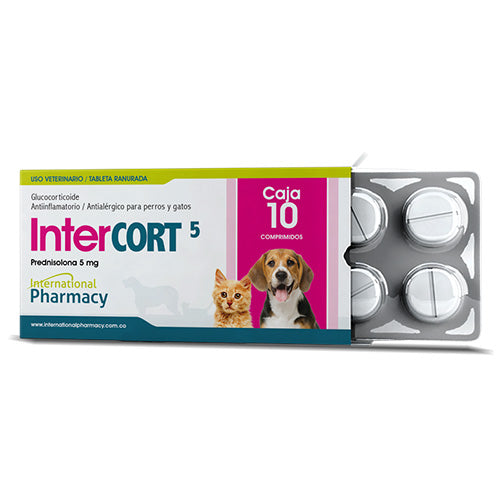 INTERCORT 5 MG CAJA DE 10 COMPRIMIDOS VENTA POR TABLETA 123578
