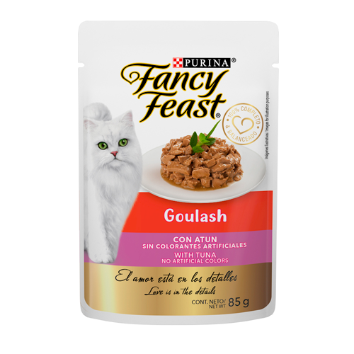 FANCY FEAST  POUCH GOULASH ATUN 85 GR