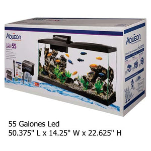 Aqueon Led Aquarium Kits Black 55 Galones