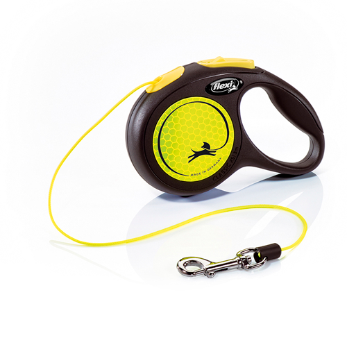 FLEXI CORREA RETRACTIL NEW NEON XS CORD 3M YELLOW