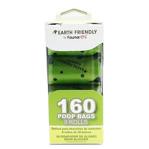 Fauna Pets Earth Friendly Poop Bags 8 Rollos   