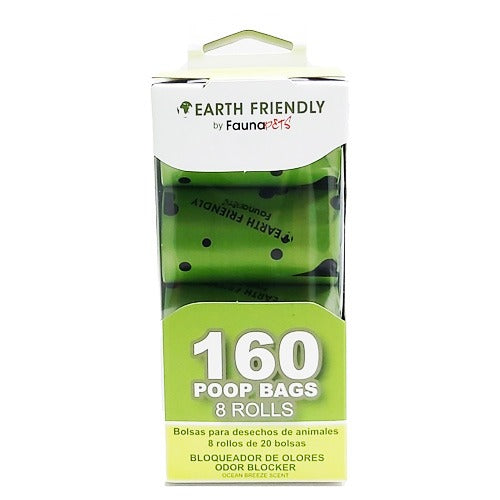 Fauna Pets Earth Friendly Poop Bags 8 Rollos