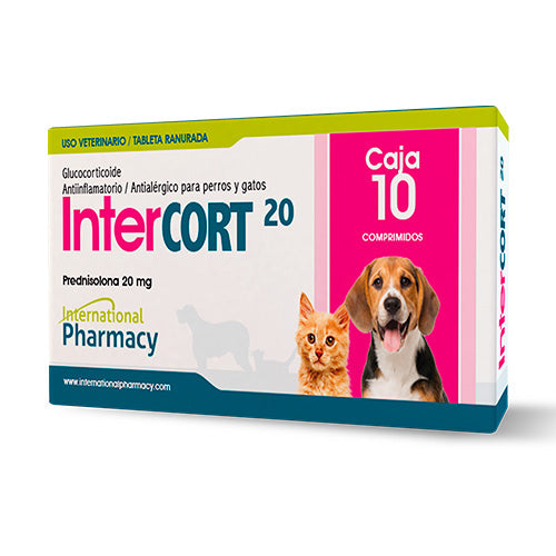 INTERCORT 20 MG CAJA DE 10 COMPRIMIDOS VENTA POR TABLETA