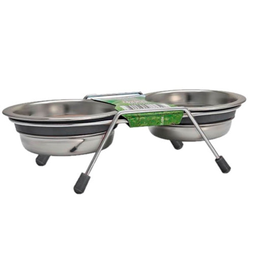 LOVING PETS SILENT DOUBLE DINER 2 QUART 7396
