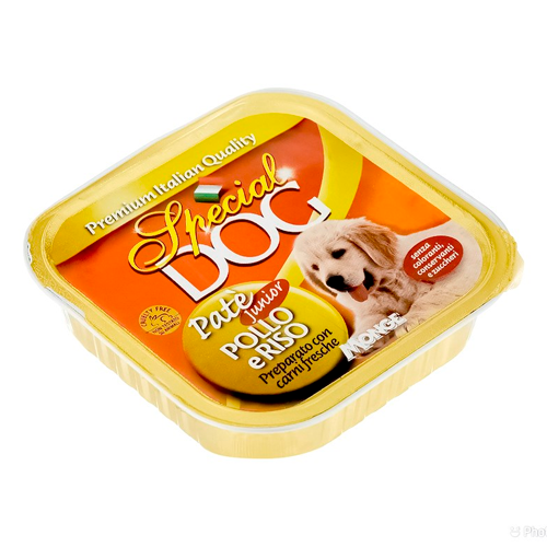 SPECIAL DOG PATE JUNIOR POLLO & RISO 150G