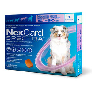 Nexgard Spectra tableta para perros large 15.10Kg -30Kg