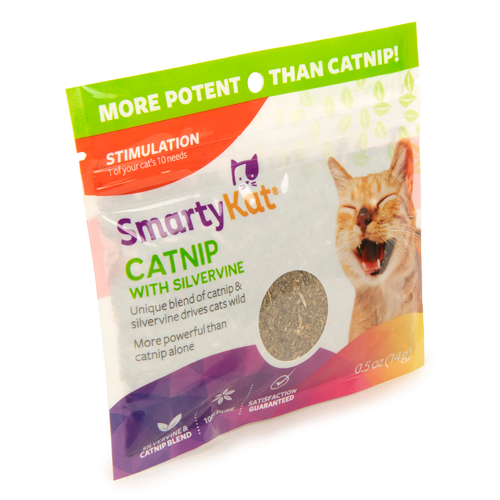WORLDWISE SMARTYKAT CATNIP WITH SILVERVINE 0.5OZ POUCH