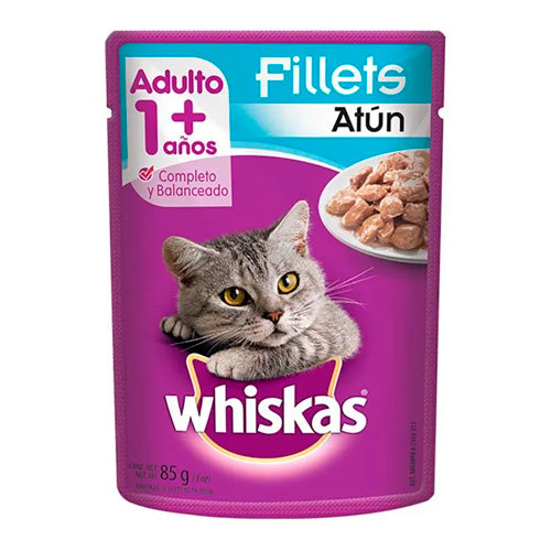 WHISKAS POUCH ADULTO ATÚN 85 GR X 24