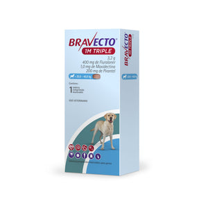 BRAVECTO 1M TRIPLE 20-40KG 400MG