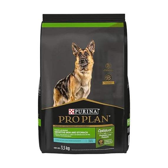 PRO PLAN ADULTO SENSITIVE SKIN & STOMACH PAVO 3KG