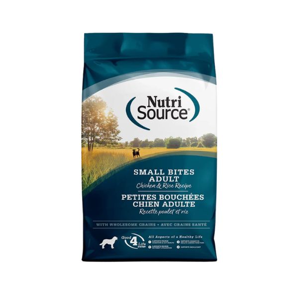 NUTRISOURCE ADULT SMALL BITE CHICKEN & RICE 12lb