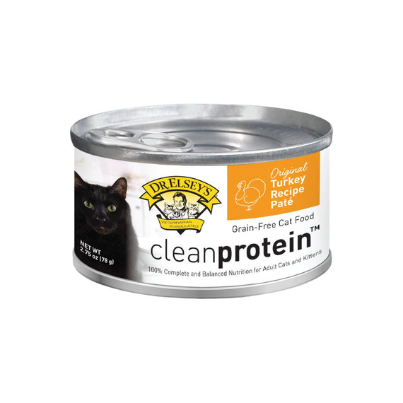 DR. ELSEY'S CLEANPROTEIN ORIGINAL TURKEY RECIPE WET CAT FOOD 2.75 OZ 034272