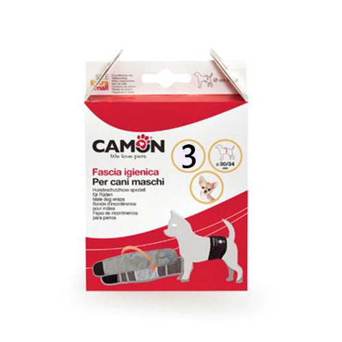 CAMON MALE DOG WRAPS -BLUE- TALLA 3