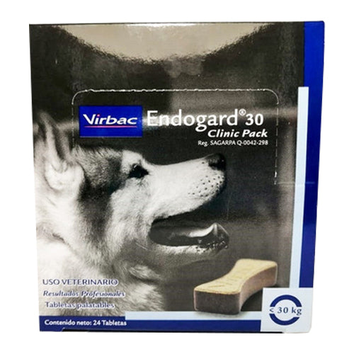 Virbac Endogard 30,  24 Tabletas X Caja