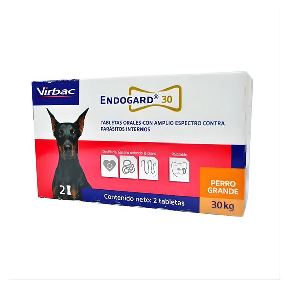 Virbac Endogard 30,  24 Tabletas X Caja