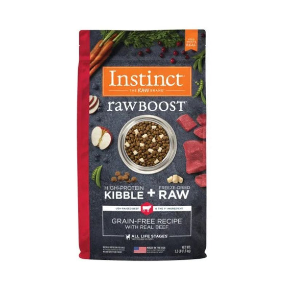 RAW BOOST DOG GF BEEF 3.5LB