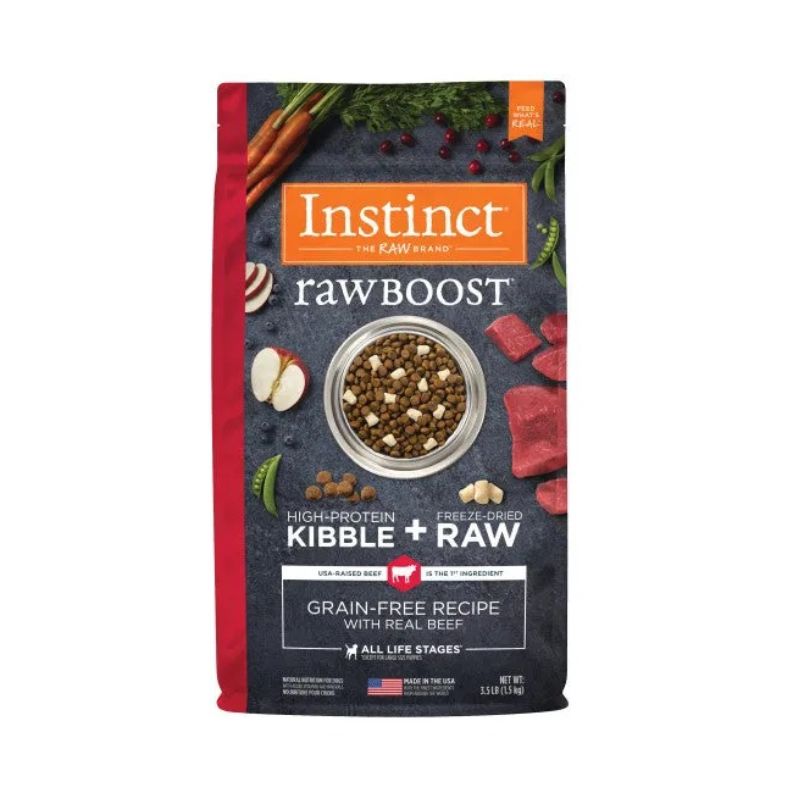 RAW BOOST DOG GF BEEF 3.5LB