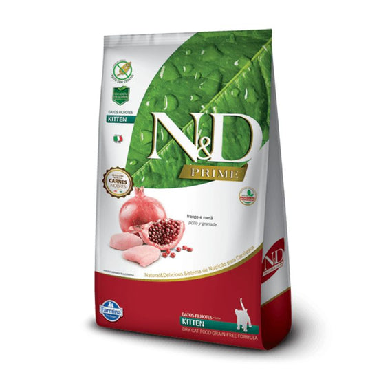 FARMINIA N&D PRIME FRANGO FELINE KITTEN 7.5KG PND075201B