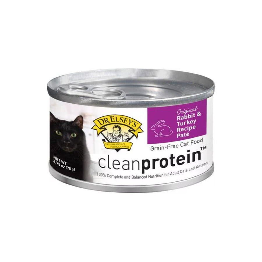 DR. ELSEY'S CLEANPROTEIN ORIGINAL RABBIT & TURKEY RECIPE WET CAT FOOD 2.75 OZ 039277