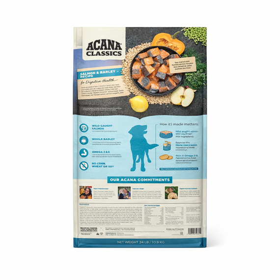 ACANA SALMON & BARLEY RECIPE 4 LB