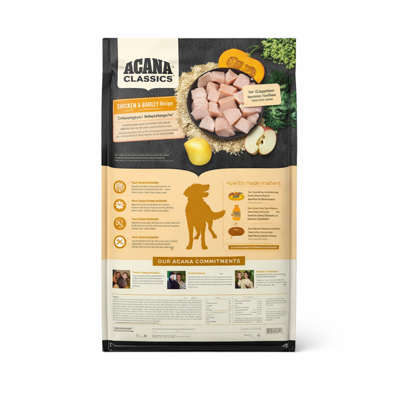 ACANA CHICKEN & BARLEY RECIPE 22.5 LB