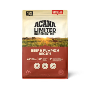 ACANA SINGLES BEEF & PUMPKIN RECIPE 4.5LB