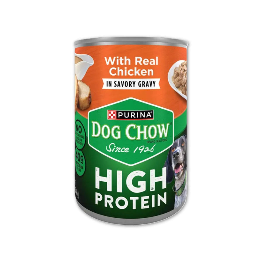 DOG CHOW HIPRO CHICKEN IN GRAVY 13 OZ