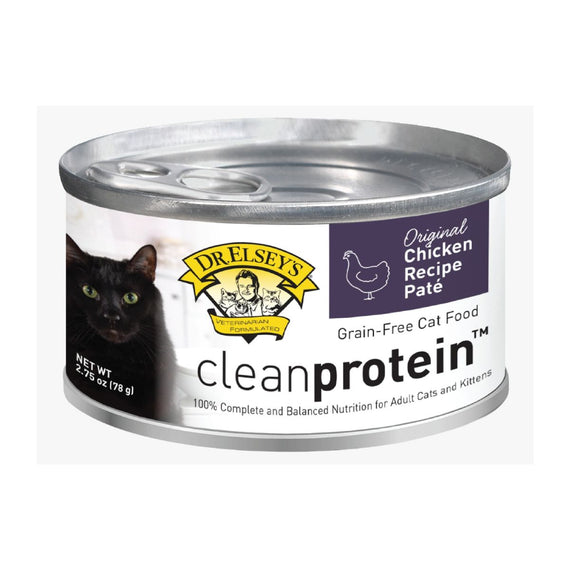 DR. ELSEY'S CLEANPROTEIN ORIGINAL CHICKEN RECIPE WET CAT FOOD 2.75 OZ 032278