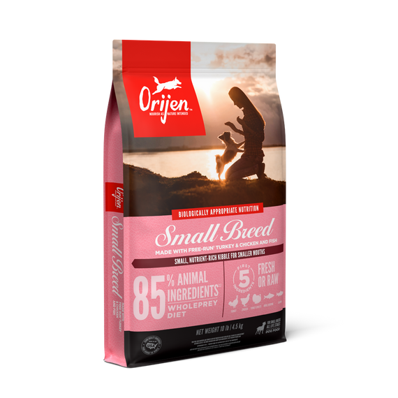 ORIJEN SMALL BREED DOG FOOD 10LB/4.5KG