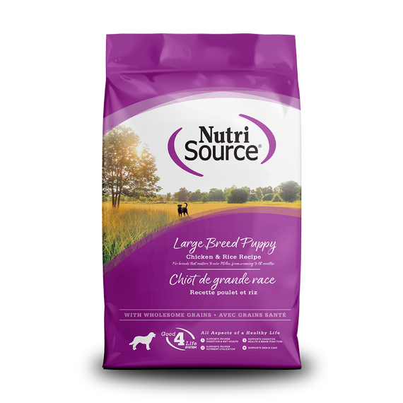 NUTRISOURCE LARGE BREED PUPPY 4 LB