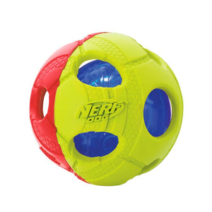NERF 2.5IN LED BASH BALL GREEN RED