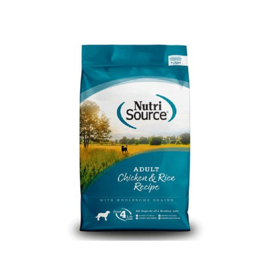 NUTRISOURCE ADULT CHICKEN AND RICE 12 LBS