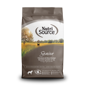 NUTRISOURCE SENIOR CHICKEN & RICE 4 LBS