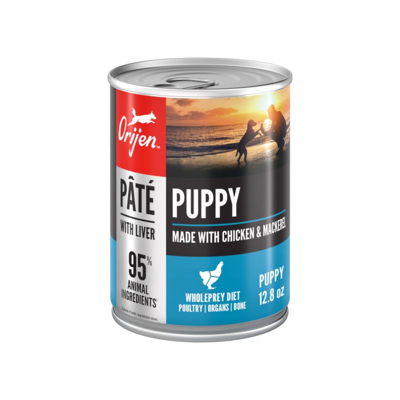 ORIJEN PREMIUM WET DOG FOOD PUPPY POULTRY & FISH PATE RECIPE 12.8OZ