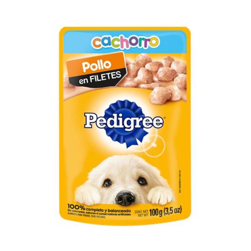 PEDIGREE POUCH CACHORRO POLLO 100 GR X 30