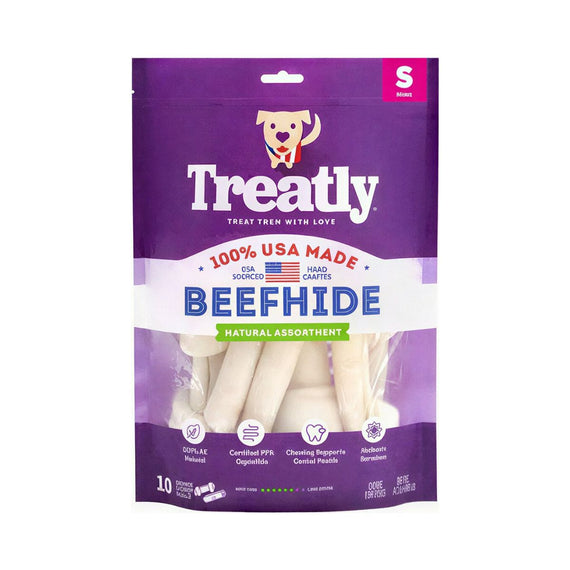 PET FACTORY TREATLY BH CHIP ROLLS NATURAL 5 PK