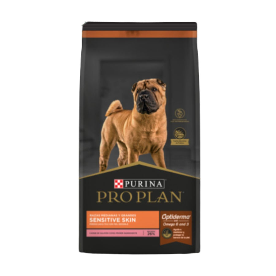 PROPLAN SENSITIVE SKIN RAZAS MEDIANAS Y GRANDES 3KG