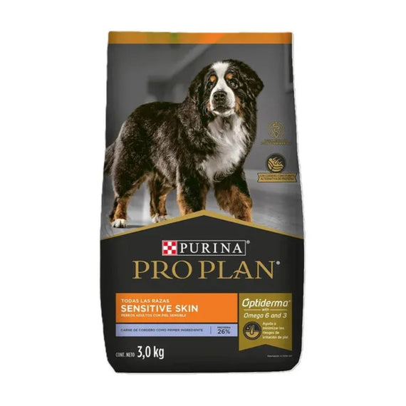PROPLAN ADULTO SENSITIVE SKIN OPTIDERMA LAMB 3 KG