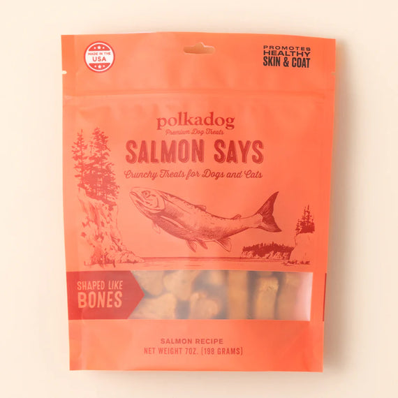 POLKADOG SALMON SAYS BONE 7 OZ
